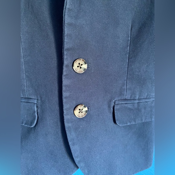 H&M Toodler Boys Casual Cotton Blazer. Button Up W/Polka Dot Lining. Navy 3-4YRS - Picture 8 of 12